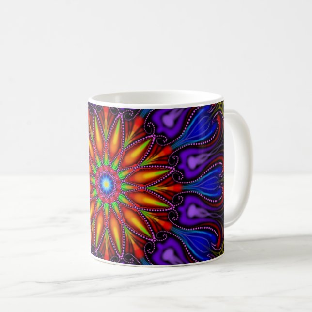 Caneca Mandala 4 (Frente Esquerda)