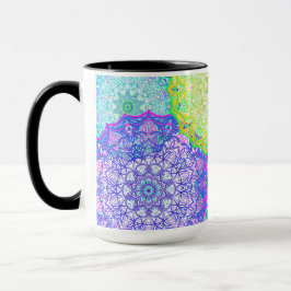 Caneca Mandala colorida