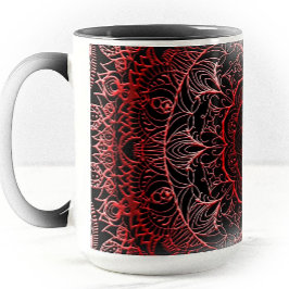 Caneca Mandala colorida