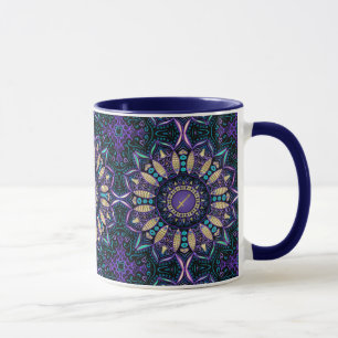 Caneca Mandala do Sagitário do sinal do zodíaco