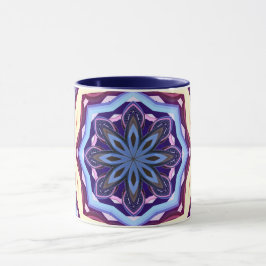 Caneca Mandala Floral Rosette Retro Hippie Mug