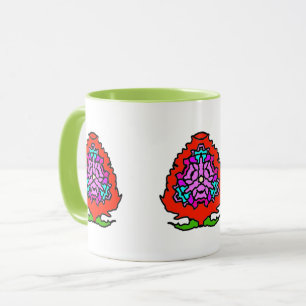 Caneca Mandala Rosa Vibrante