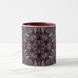 Caneca Mandala Rosette Floral Twine Retro Boho Mug