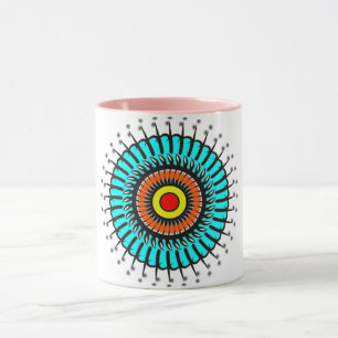 Caneca Mandalas Zen Turquesa