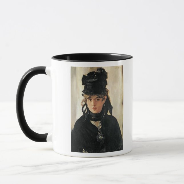 Caneca Manet | Berthe Morisot com um buquê das violetas (Esquerda)