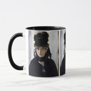 Caneca Manet - Berthe Morisot com um buquê de violetas