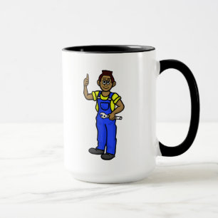 Caneca Mangueira Mecânica Negra ou Afro-Americana + Nome