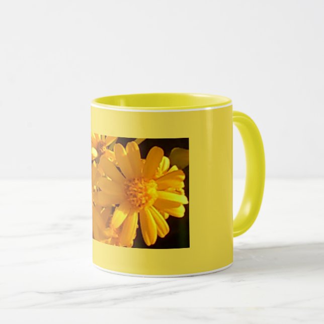 Caneca Manhã Amarelo (Frente Esquerda)