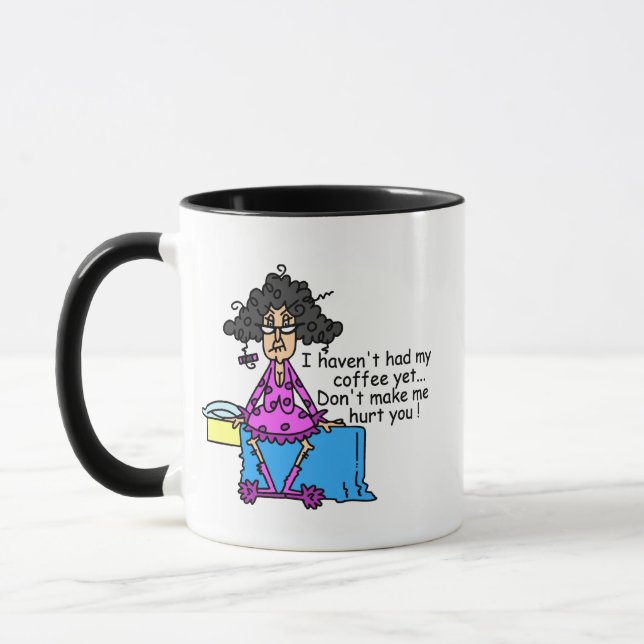 Caneca Manhã Antes do Café Humor (Esquerda)