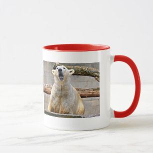 Caneca Manhã do Urso Polar Rugindo