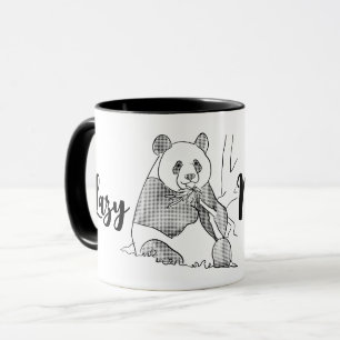 Caneca Manhã Mínima De Panda Lpreguiçosa