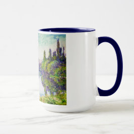 Caneca Manhã no Seine, perto de Vetheuil Claude Monet
