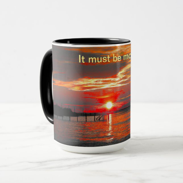 Caneca Manhã Sunrise (Frente Esquerda)