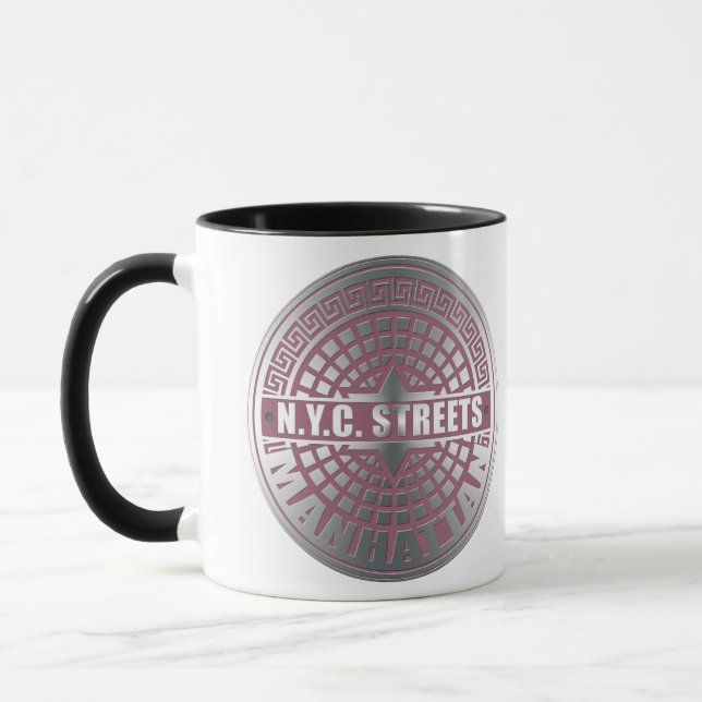 Caneca Manhole Cobrir Manhattan (Esquerda)
