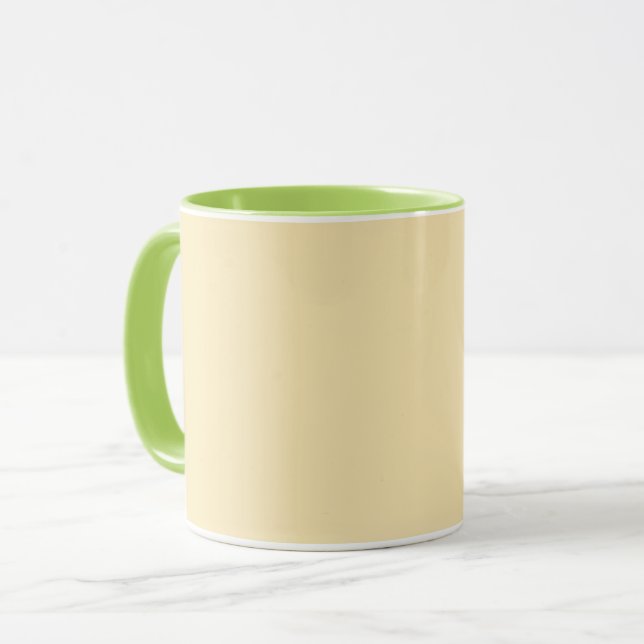 Caneca Mania de Banana (cor sólida) (Frente Esquerda)
