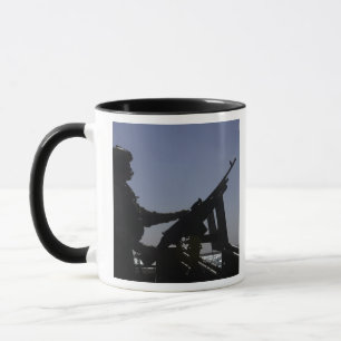 Caneca Manning de um metralhador M240 no Iraque
