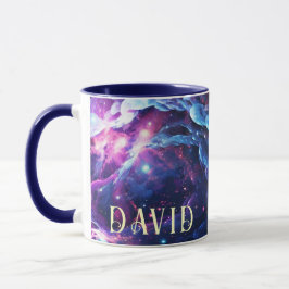 Caneca Mantas personalizadas com temática espacial de Com