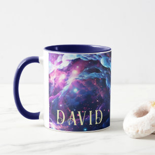 Caneca Mantas personalizadas com temática espacial de Com