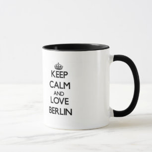 Caneca Mantenha a calma e ame Berlim