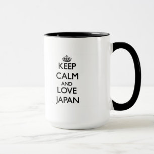 Caneca Mantenha a calma e ame Japão