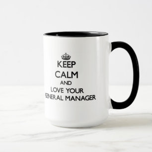 Caneca Mantenha a calma e ame seu director geral