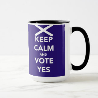 Caneca Mantenha a calma e vote sim