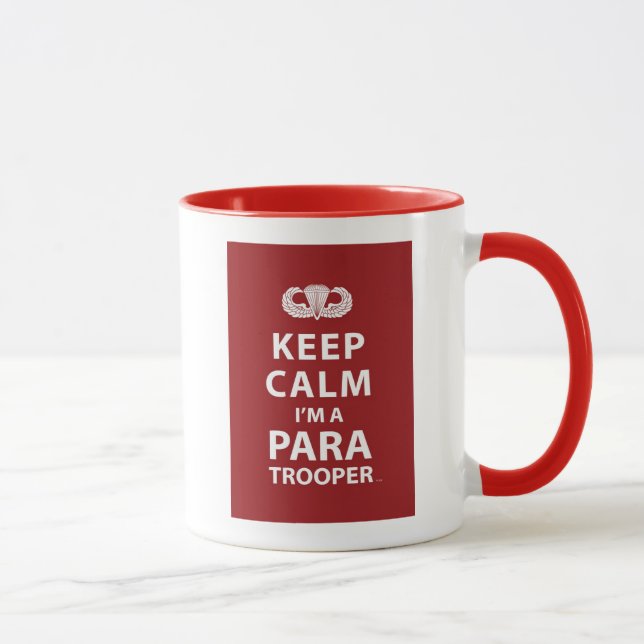 Caneca Mantenha a calma que eu sou um paramilitar (Direita)