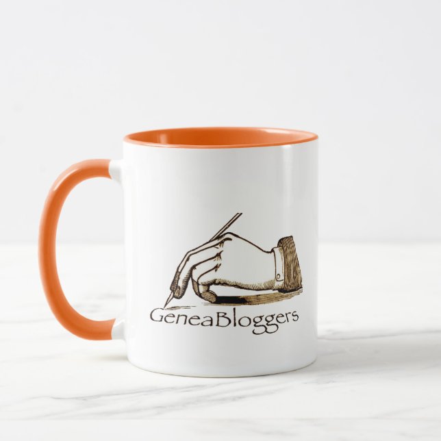 Caneca Mantenha Calma GeneaBloggers Mug (Esquerda)
