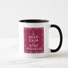 Caneca Mantenha calmo e estada Hyggelig