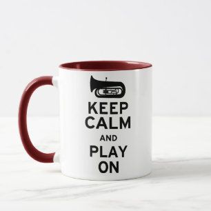 Caneca Mantenha Calmo Tuba