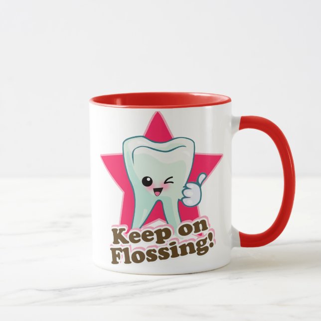 Caneca Mantenha em Flossing! (Direita)