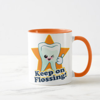 Caneca Mantenha em Flossing!