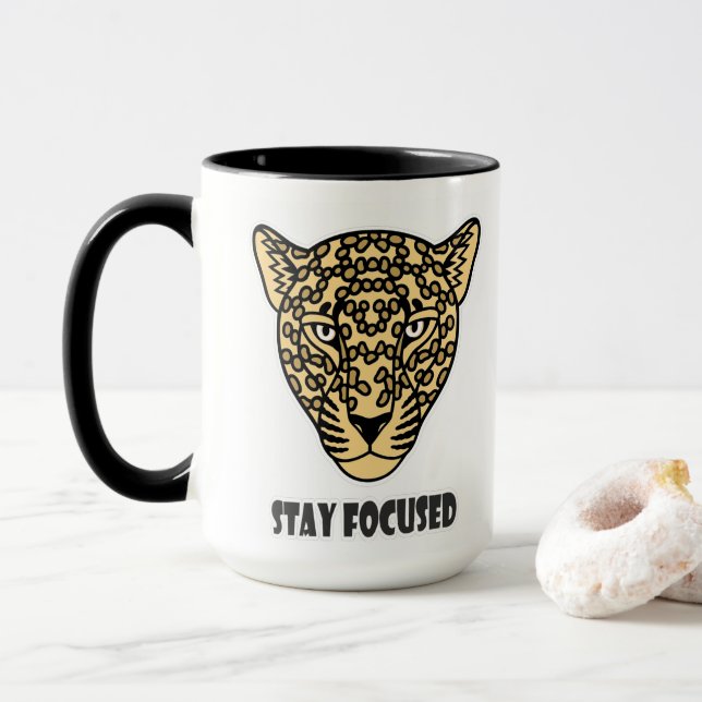 Caneca Mantenha o foco (Com Donut)