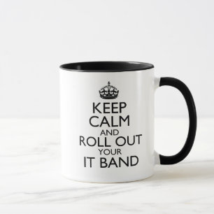 Caneca Mantenha-se calmo e distribua a sua Banda de TI