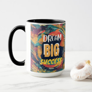 Caneca Mantenha-se inspirado - Designs motivacionais e de