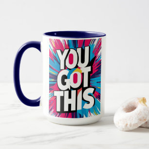 Caneca Mantenha-se inspirado - Designs motivacionais e de