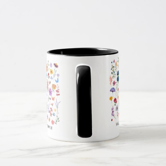 Caneca manter a criança de flor selvagem (Alça)