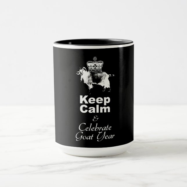 Caneca Manter Calmo e Celebrar Caprino ano TTCM2 (Centro)