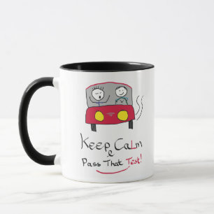 Caneca Manter o Teste de Condução Calma