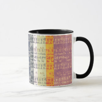 Caneca Manuscritos medievais da Multi-cor