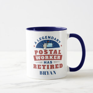 Caneca Manutenção da aposentadoria do trabalhador postal