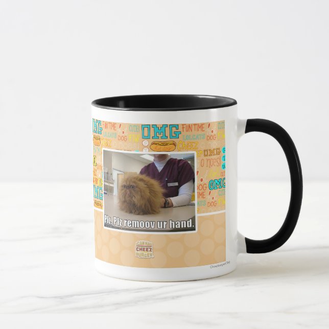 Caneca Mão do ur do remoov do PLZ (Direita)