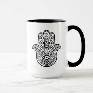 Caneca Mão inspirada de Hamsa