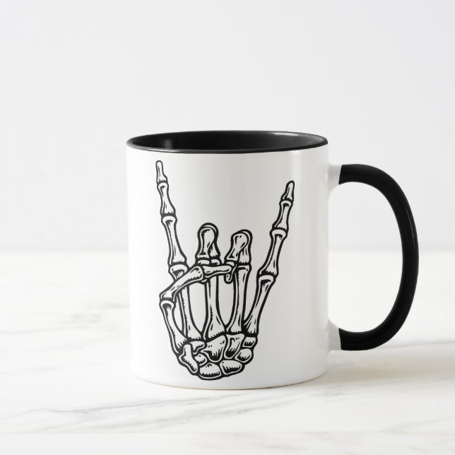 Caneca Mão óssea da rocha (Direita)