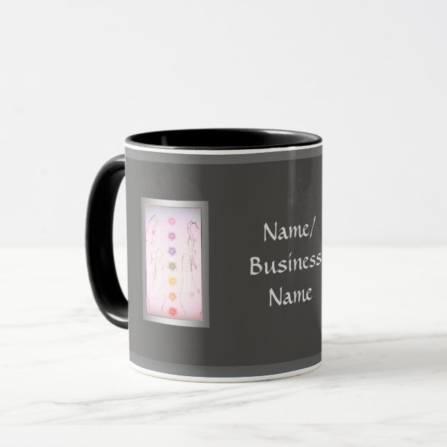 Caneca Mãos de Reparo Holístico de Prata (Frente Esquerda)