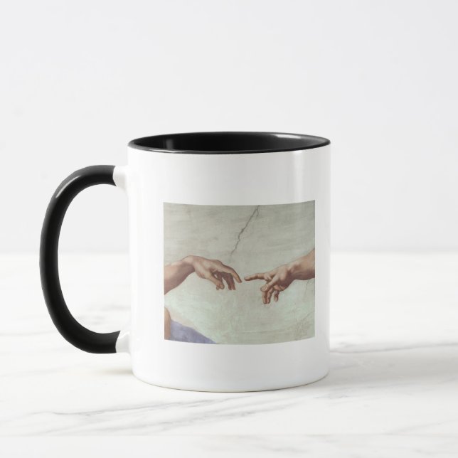 Caneca Mãos do deus e do Adam (Esquerda)