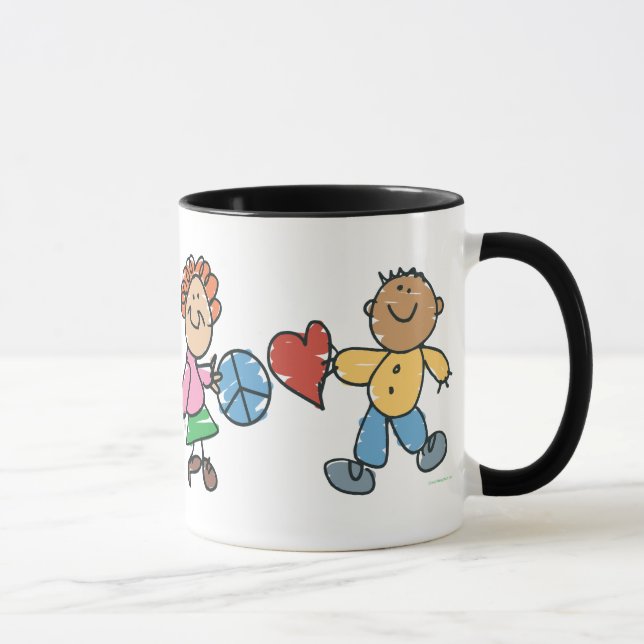 Caneca Mãos Estendidas de Paz e Amor (Direita)