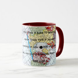Caneca Mapa Aéreo