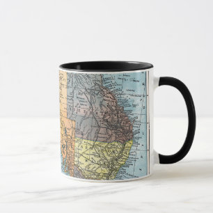 Caneca MAPA: AUSTRÁLIA, c1890