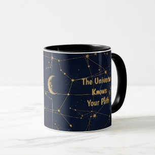 Caneca Mapa Celestial da Meia-Noite